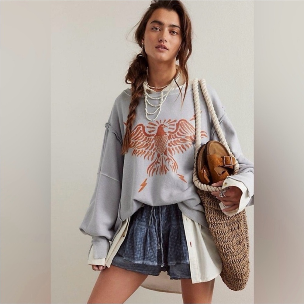 Free People We The Free Camden Graphic Sweatshirt